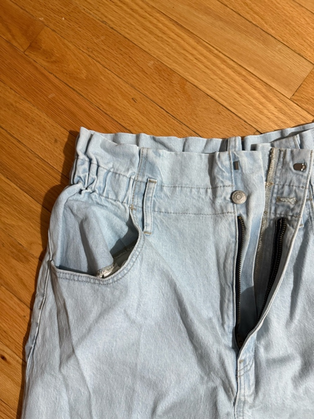 Madewell NWOT❗️Paperwaist Classic Straight Jeans in Broomfield Wash - Picture 8 of 13